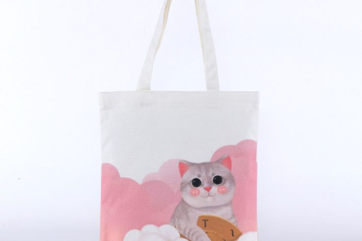 Custom Color Logo Canvas Bag (4)