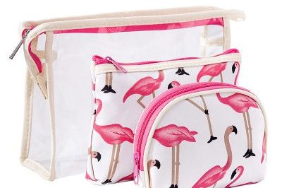 Fashion Flamingo PVC Waterproof Cosmetic Bag (5)