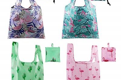 Foldable 6 Pack Grocery Bags (1)