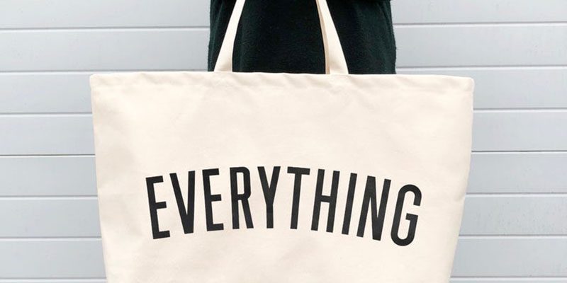 Giant Canvas Grocery Bag (1)