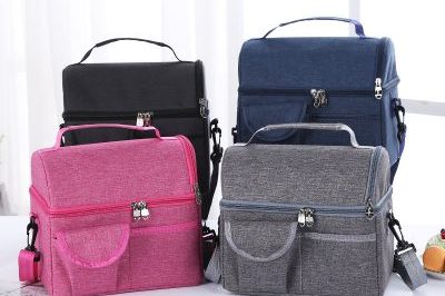 New Large Double Deck Cooler & Lunch Bag (6)