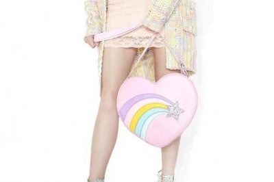 Rainbow Decorated Ladies Ita Bag (1)