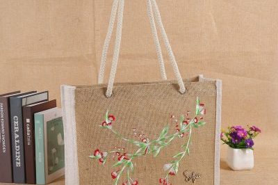 Retro Shopping Jute Bag (3)