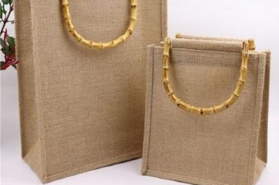Spot Retro Bamboo Jute Bag (1)
