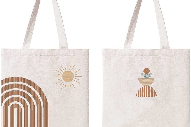 Natural Unbleached Cotton Color Canvas Bag (1)